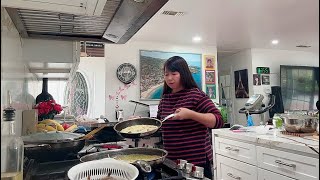 #94-  Cuối tuần gặp nhau đổ bánh xèo và nồi lẩu ngon tuyệt.#cooking #mukbang