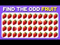 Find the ODD One Out  - Fruit Edition | Easy, Medium, Hard - 30 Ultimate Levels | Quiz Flare