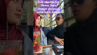 Romantis teh Memey dan cepsanud sedang bicara tentang definisi rezeki