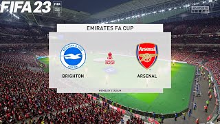FIFA 23 | Brighton vs Arsenal - Emirates FA Cup - PS5 Gameplay