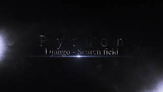 Python - Django - Search Bar