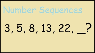 3,5,8,13,22 - Number Sequences