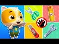 These are not Toys | Play Safe | Safety Cartoon | Kids Song | MeowMi Family Show