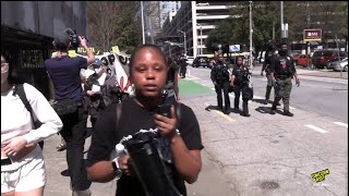 "Stop Cop City" Protest Actions in Downtown Atlanta