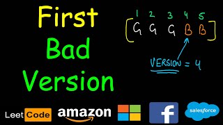 First bad version | Leetcode #278
