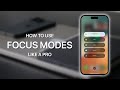 Use Apple Focus Modes Like A Pro: Set Up, Use & Sleep Focus