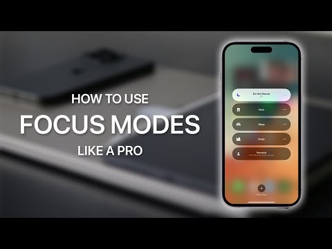 Use Apple Focus modes like a pro: set up, use and sleep