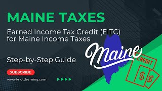 Earned Income Tax Credit (EITC) for Maine State Taxes