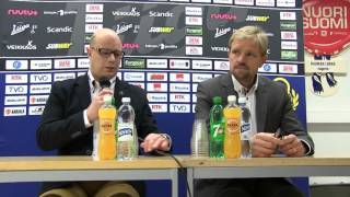 25.09.2015 Lukko vs. Pelicans: pressitilaisuus