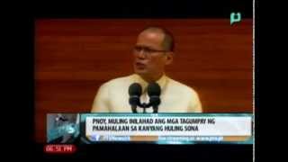 PNoy, muling inilahad ang mga tagumpay ng pamahalaan sa kanyang huling SONA [7/27/15]