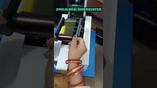 BEST PVC CARD PRINTER # eVOLIS PRINTER # DUAL SIDE PRINTED #fino