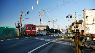 岳南電車【No.95】通過・走行映像・興人踏切（静岡県富士市のローカル線）岳南鉄道線