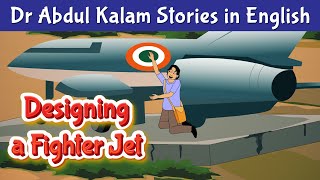 Designing a Fighter Jet Missile Man of India Story | Abdul Kalam Stories English | Pebbles Stories