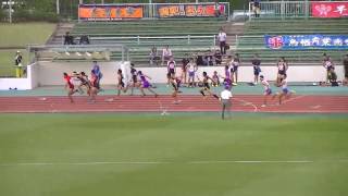 2016年6月3日　佐賀県高校総体　男子４×100mR　予選