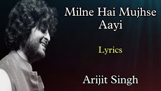Milne Hai Mujhse Aayi l Lyrics l Arijit Singh l Jeet Ganguly l Irshad Kamil #arijitsingh #aashiqui2