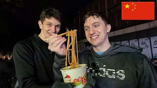 Americans Try Wuhan Hot Dry Noodles in China! 🇨🇳