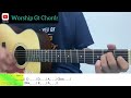 ပြည့်စုံသောဘဝ ဘဏ်းအောင် guitar chord ဂီတာတီးနည်း