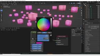 블렌더 Shader Editor 기초 강의 (3) Random & Gradient & Emission Node