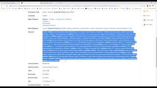 Searching for Evidence Based Research in Cinahl Complete