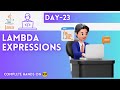 Day-23 | Lambda Expressions | JAVA Tutorial | JAVA Full Course
