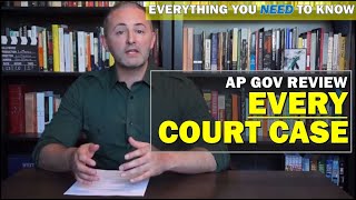 AP Gov Required Cases Exam Review
