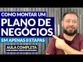 Como montar um Plano de Negócios prático em 8 etapas [AULA COMPLETA]