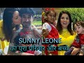 #sunny Leone with his family to enjoy in related function #tranding