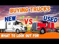 When Should you Buy a New or Used Semi Truck? (Company Drivers, Owner Operators, Lease Operators)