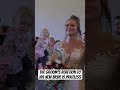 the grooms reaction to seeing his new bride is priceless bride emotional groom groomcries video