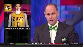 [Playoffs Ep. 8] Inside The NBA (on TNT) Tip-Off – Kevin Love Out for East Semifinals - 4-27-15