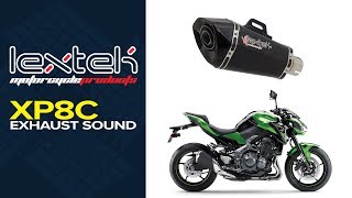 Lextek XP8C Exhaust Sound: Kawasaki Z900 (17 - )