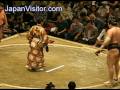 hakuho beats kotoshogiku sumo september basho 2009 　白鵬、琴奨菊を下す