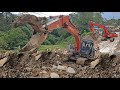 Excavator like going berserk, Batu Jomba incline is messed up