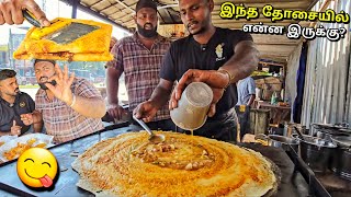 ரோட்டு கடை தோசை!😲 5 ஸ்டார் ஹோட்டல் தோத்துவிடும் சுவை Street Food Dosa Srilanka | Alasteen Rock