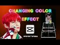 HOW TO MAKE COLOR CHANGING EFFECT / CAPCUT EDIT TUTORIAL / BTS - V (TAEHYUNG)