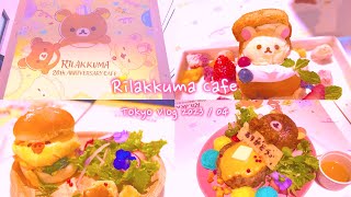 Rilakkuma Anniversary Cafe in Omotesando Tokyo | Travel Vlog