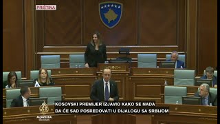 Premijer Kosova izjavio da je glavni cilj recipročno priznanje