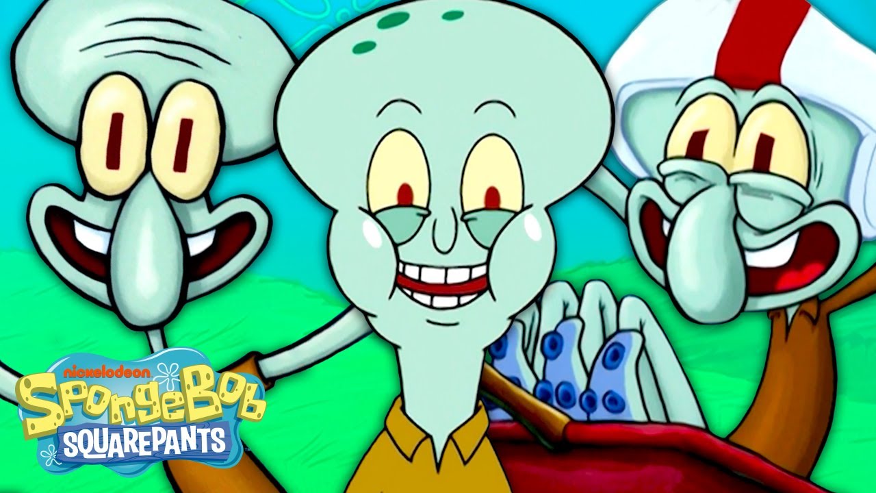 Squidward Actually Being Nice For 7 Minutes Youtube
