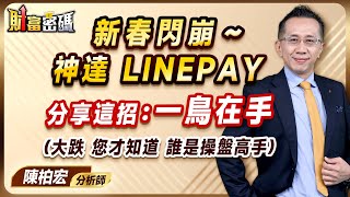 【新春閃崩～ 神達 LINEPAY  分享這招「一鳥在手」（大跌 您才知道 誰是操盤高手）】 #財富密碼 陳柏宏分析師 2025.02.03