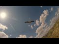 flying fpv with white stork