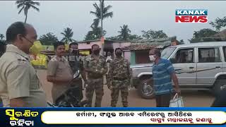 Cuttack: Kantapada Press Club Distributes Fruits And Water Bottles To Cops