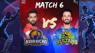 Karachi Kings VS Multan Sultans | 6th Match | HBL PSL V | Yeh Hai Karachi