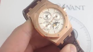 Audemars Piguet Royal Oak Perpetual Calendar 26252OR Luxury Watch Review