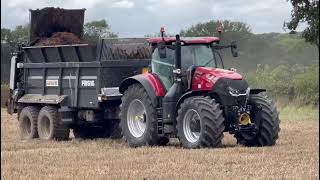 Case IH Optum 300 Muck Spreading