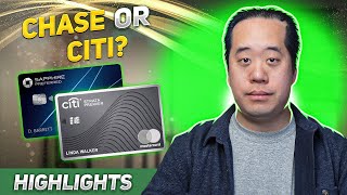 Chase vs. Citi for a Credit Card Setup and Planning a BIG Redemption