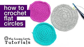 How to Crochet a Flat Circle & Fix Wonky Circles that Won't Lay Flat