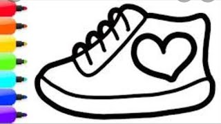 drawing shoes for children,أحذية الرسم للأطفال,dibujar zapatos para niños,बच्चों के लिए जूते खींचना.