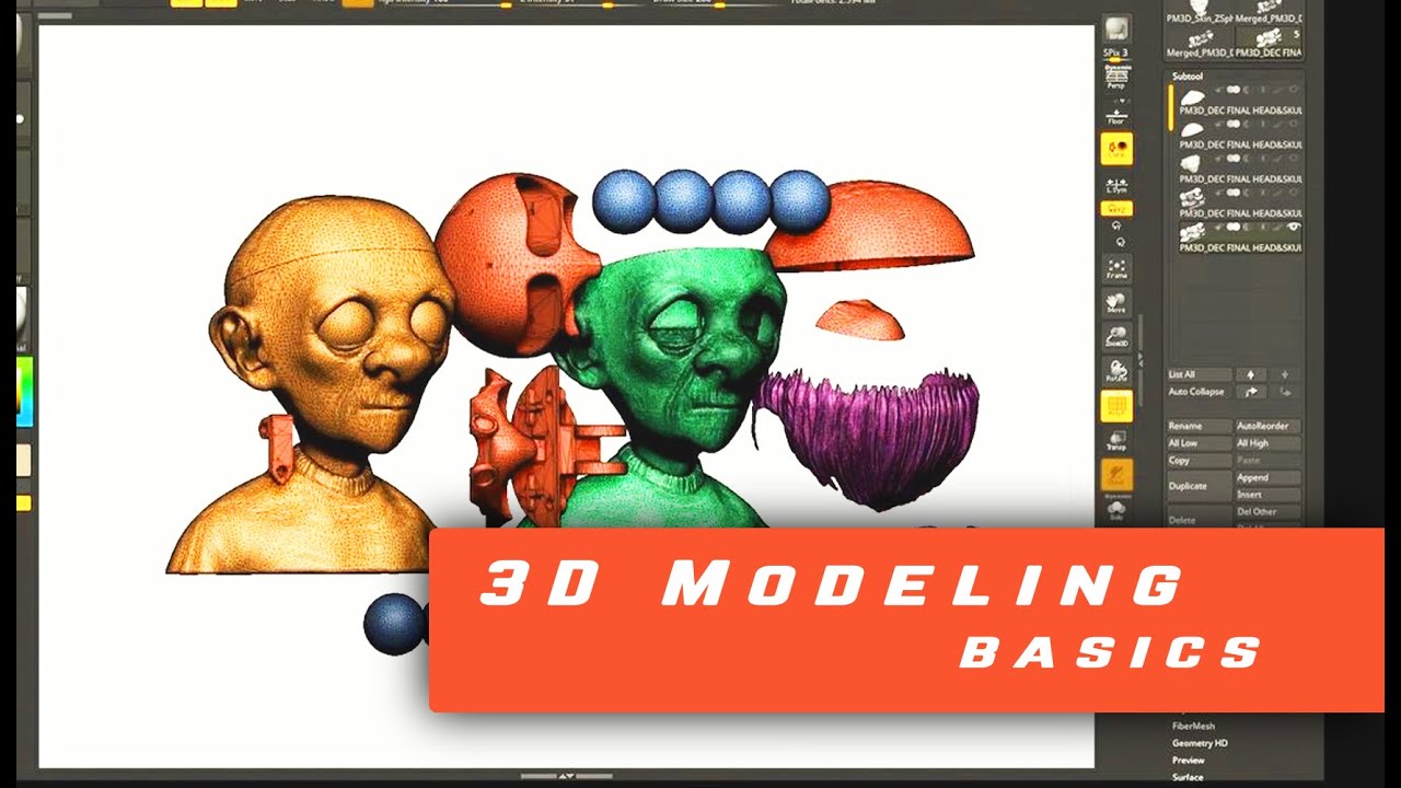 3d Modeling Basics Youtube