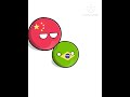 9 largest country in the world lL CB animation ll #mreditball #countryballs #ufaen