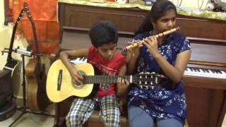 Lydian Nadhaswaram and Amirthavarshini plays Ilayanila song